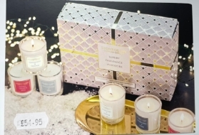 The STONEGLOW Luxury Christmas Fragrance Wardrobe candle collection